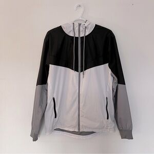Men Zip-Up Windbreaker with laces
